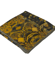 VUAL İPEK ŞAL ETNİK  DESEN GRİ