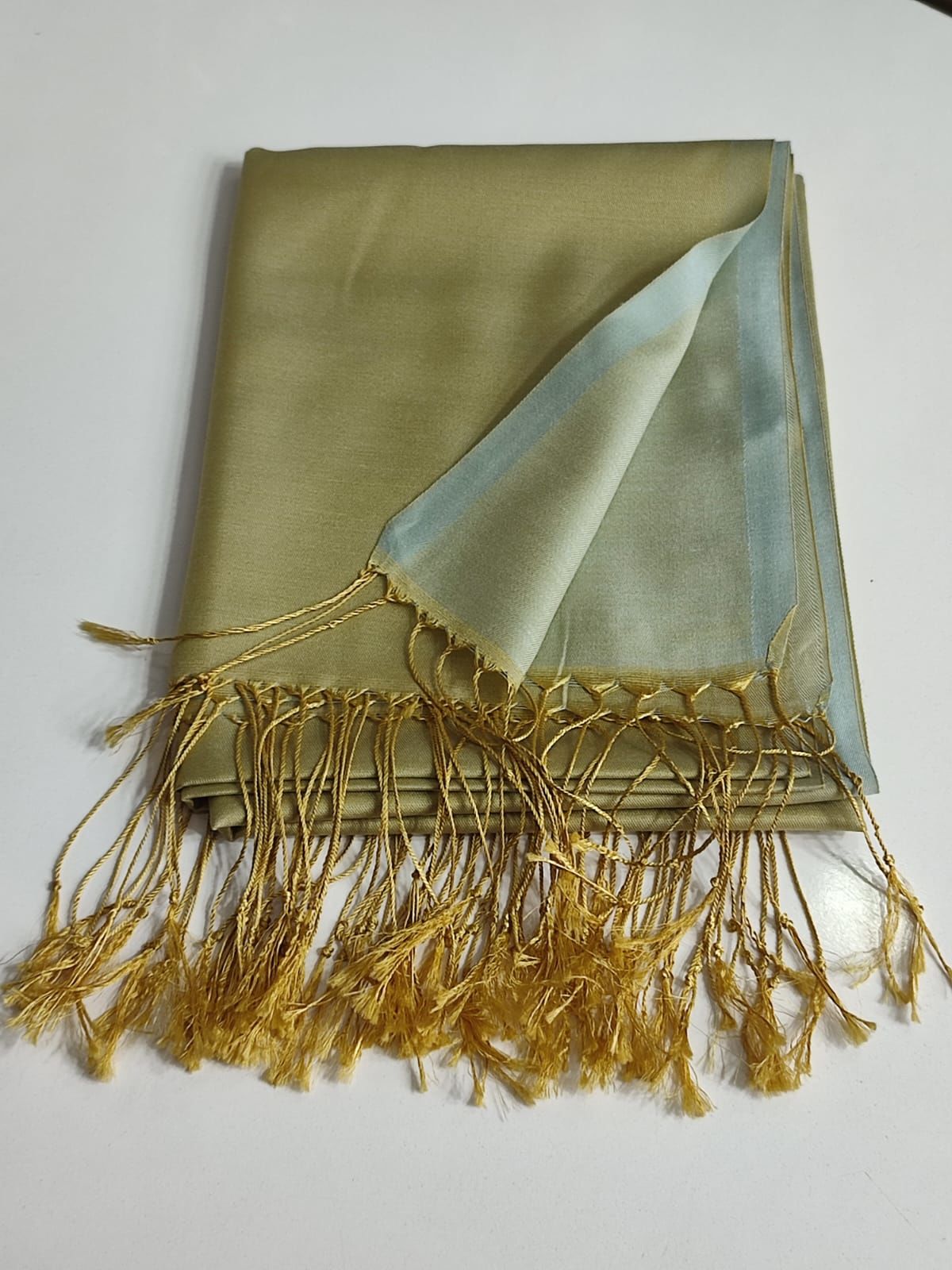 MISIRLI KOZA ŞAL AÇIK GOLD YEŞİL