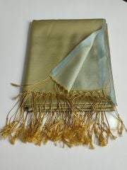 MISIRLI KOZA ŞAL AÇIK GOLD YEŞİL