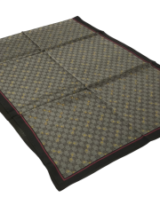 VUAL İPEK ŞAL G DESEN ACI KAHVE BORDO