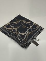 LOİS VOİTTON  KEMER ZİNCİR MODEL VUAL İPEK ŞAL  SİYAH KAHVE VİZON