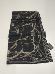 LOİS VOİTTON  KEMER ZİNCİR MODEL VUAL İPEK ŞAL  SİYAH KAHVE VİZON