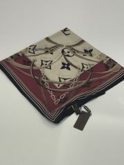 LOİS VOİTTON  KEMER ZİNCİR MODEL VUAL İPEK ŞAL  BORDO KREM