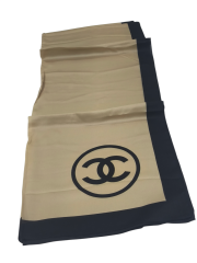 C DESEN VUAL İPEK ŞAL ORTASI BOŞ SİYAH GOLD