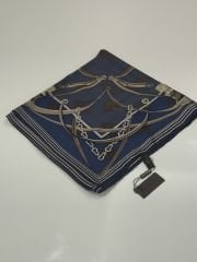 LOİS VOİTTON  KEMER ZİNCİR MODEL VUAL İPEK ŞAL  LACİVERT