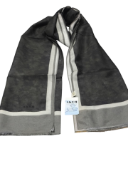 Aker Yaz Serinliği İpek Koton Şal - Bulut Deseni  7208777-471 Antrasit