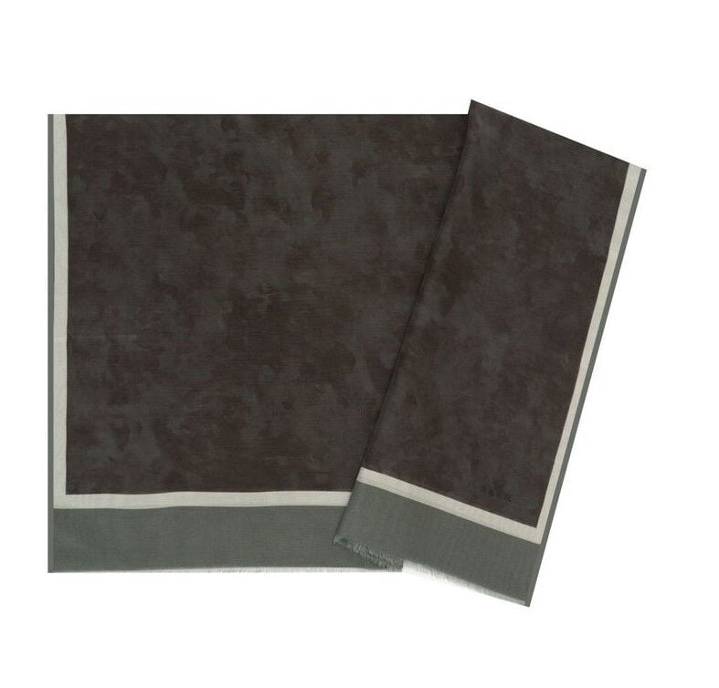 Aker Yaz Serinliği İpek Koton Şal - Bulut Deseni  7208777-471 Antrasit