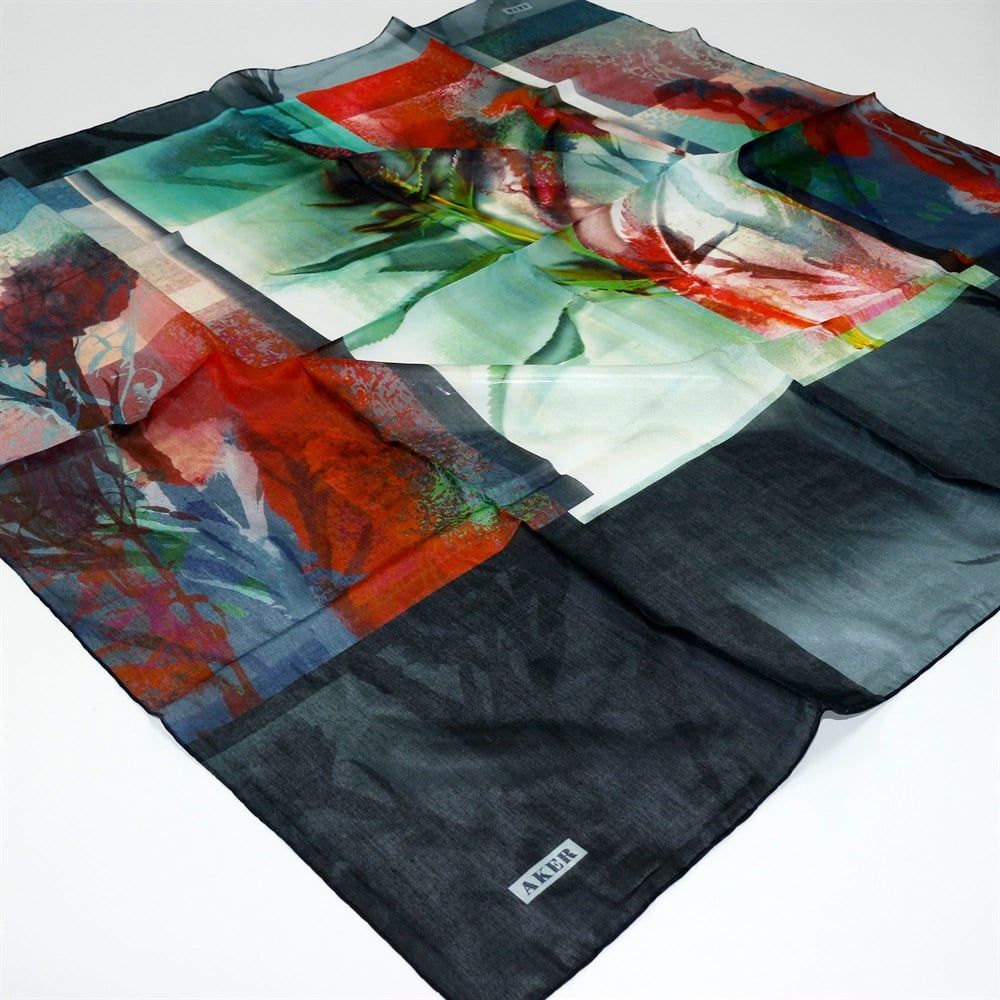 AKER TİVİL İPEK EŞARP 8090-914