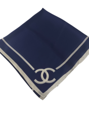 VUAL İPEK ŞAL C DESEN ORTASI BOŞ MODEL LACİVERT