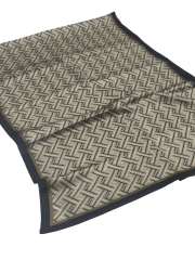 F  DESEN  VUAL İPEK ŞAL  KAHVE VİZON