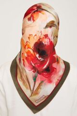 ARMİNE TİVİL İPEK EŞARP NOSTALJİ  9018-01