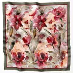 ARMİNE TİVİL İPEK EŞARP NOSTALJİ  9018-01