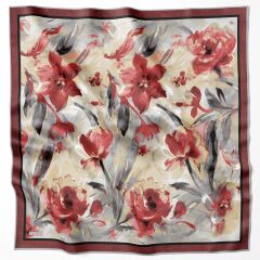 ARMİNE TİVİL İPEK EŞARP NOSTALJİ  9018-51