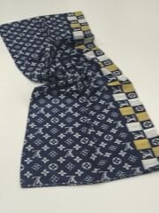 LV MODEL VUAL ŞAL LACİVERT GOLD