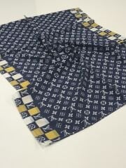 LV MODEL VUAL ŞAL LACİVERT GOLD