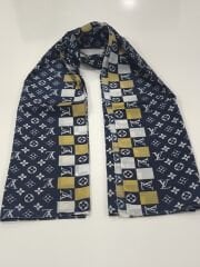 LV MODEL VUAL ŞAL LACİVERT GOLD