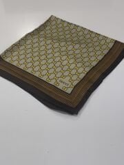 GUCCİ VUAL İPEK ŞAL G DESEN KREM KAHVE GOLD