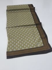 GUCCİ VUAL İPEK ŞAL G DESEN KREM KAHVE GOLD