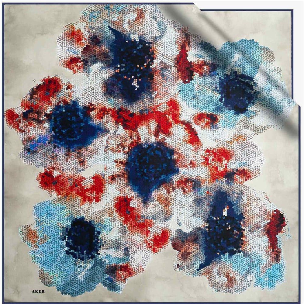 AKER SURA İPEK EŞARP 7948-323