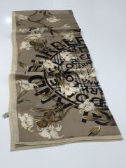 VUAL İPEK ŞAL ÇİÇEK EKOSE DESEN  VİZON SİYAH