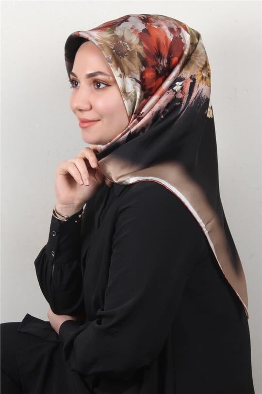 ARMİNE TİVİL İPEK EŞARP NOSTALJİ  8949-03