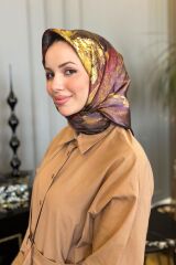 ARMİNE TİVİL İPEK EŞARP NOSTALJİ  9015-53