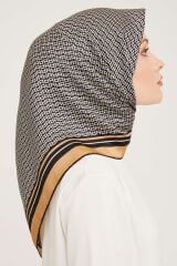 ARMİNE TİVİL İPEK EŞARP NOSTALJİ  9026-06