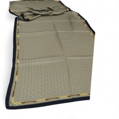 C DESEN  VUAL İPEK ŞAL SİYAH GOLD