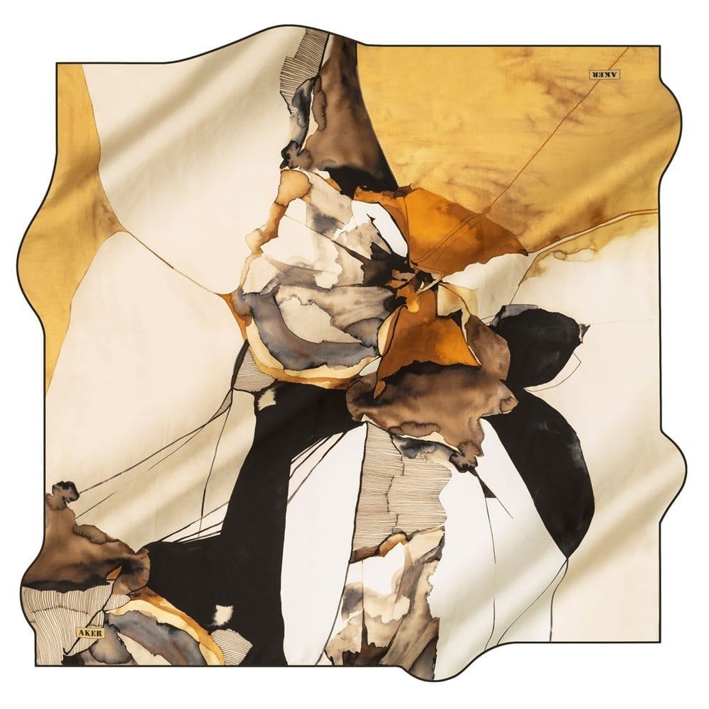 AKER NOSTALJİ SURA İPEK EŞARP 8127-314