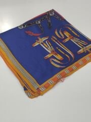 HERMES VUAL İPEK ŞAL KEMER  MODELİ SAKS TURUNCU