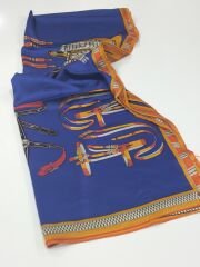 HERMES VUAL İPEK ŞAL KEMER  MODELİ SAKS TURUNCU