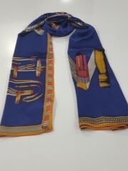 HERMES VUAL İPEK ŞAL KEMER  MODELİ SAKS TURUNCU