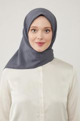 LEVİDOR PAMUK KARE CAZ EŞARP  ANTRASİT