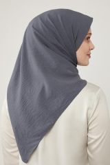 LEVİDOR PAMUK KARE CAZ EŞARP  ANTRASİT