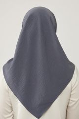 LEVİDOR PAMUK KARE CAZ EŞARP  ANTRASİT