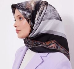 LEVİDOR TİVİL İPEK EŞARP 3616-1