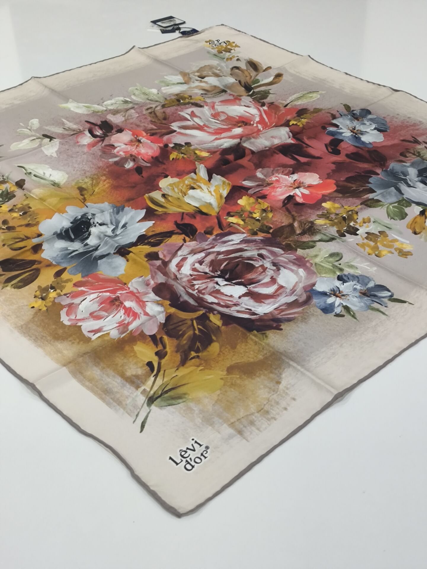 LEVİDOR TİVİL İPEK EŞARP 3329-2