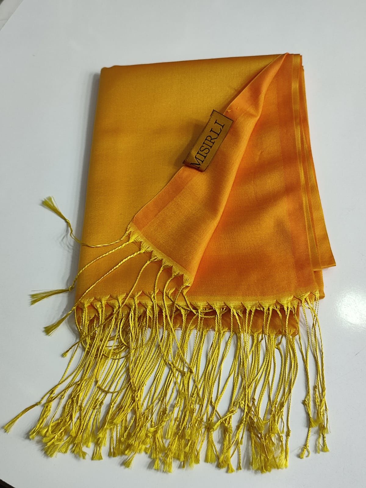 MISIRLI KOZA ŞAL  SARI TURUNCU