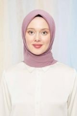 LEVİDOR PAMUK KARE CAZ EŞARP PEMBE