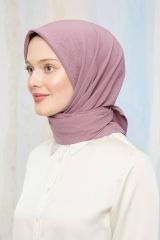 LEVİDOR PAMUK KARE CAZ EŞARP PEMBE