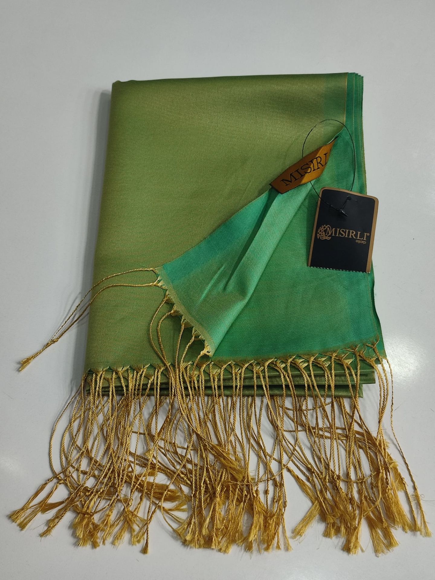 MISIRLI KOZA ŞAL  FISTIK YEŞİLİ MİNT
