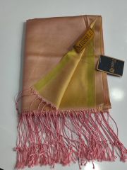 MISIRLI KOZA ŞAL  PEMBE SARI