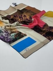 LEVİDOR TİVİL İPEK EŞARP 1007-2