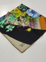 LEVİDOR TİVİL İPEK EŞARP ÇİÇEKLİ 1006-1