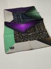 LEVİDOR TİVİL İPEK EŞARP ETNİK DESEN 1005-1