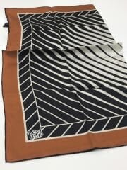 LEVİDOR TİVİL İPEK EŞARP KİREMİT 0797-1