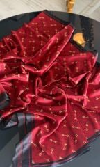 GUCCİ VUAL İPEK ŞAL G DESEN BORDO