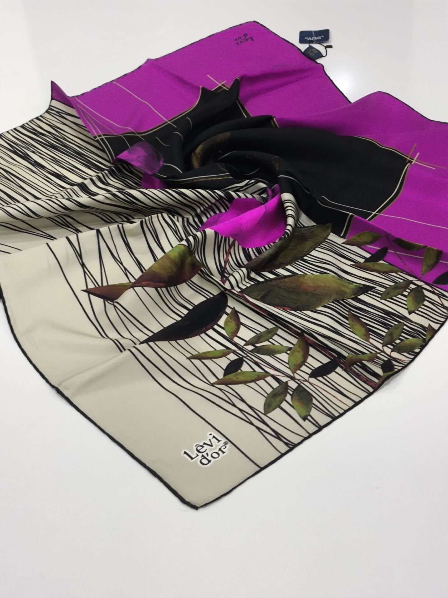 LEVİDOR TİVİL İPEK EŞARP 1004-1