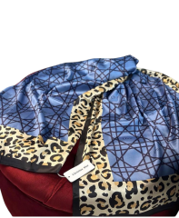 DİOR VUAL İPEK ŞAL MAVİ