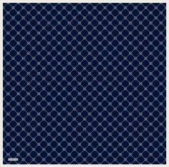 ARMİNE İPEK EŞARP NOSTALJİ 8555-15  KOYU LACİVERT